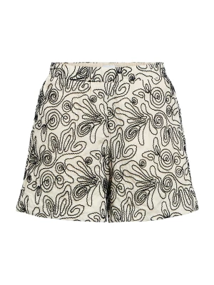 Foto van product OBJECT Broek 'OBJKerry' beige / zwart