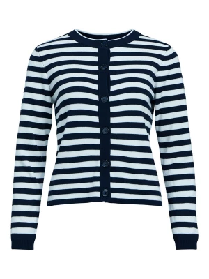 Foto van product OBJECT Gebreid vest 'Ester' nachtblauw / wit