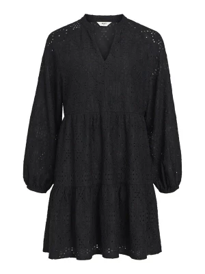 Foto van product OBJECT Jurk 'Broderie Anglaise' zwart