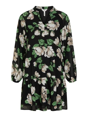 Foto van product OBJECT Jurk 'MILA GIA' beige / greige / lichtgroen / zwart
