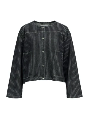 Foto van product OBJECT Tussenjas 'JAMY' black denim / wit