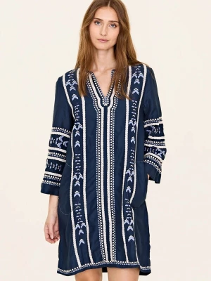 Foto van product Odd Molly Jurk 'Harvest' lichtblauw / donkerblauw / wit