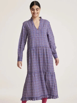 Foto van product Odd Molly Jurk 'Jaqueline' indigo / merlot / offwhite
