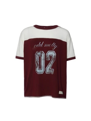 Foto van product Odd Molly Shirt 'Gamze' bourgogne / wit