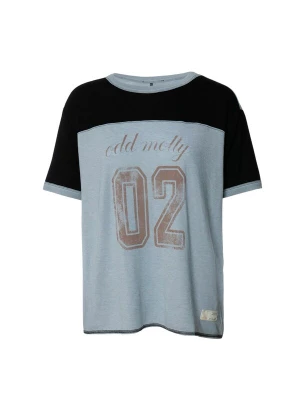 Foto van product Odd Molly Shirt 'Gamze' lichtblauw / lichtbruin / zwart