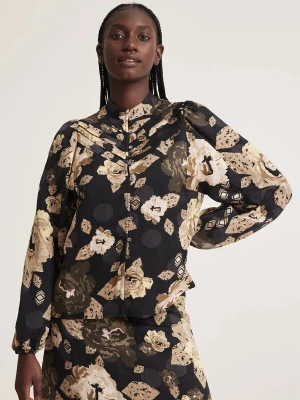 Foto van product Odd Molly Shirt ' Kristina ' donkergrijs / gemengde kleuren