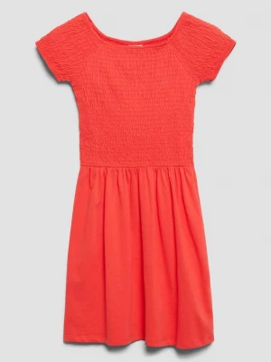 Foto van product Off-shoulder jurk met smock detail s.Oliver rood