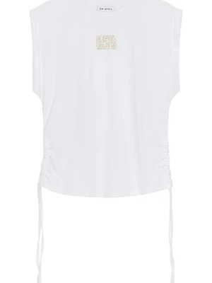 Foto van product OH APRIL Shirt 'Riah' donkerbeige / wit