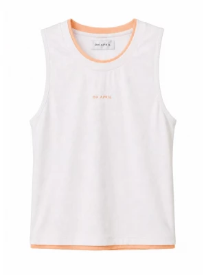 Foto van product OH APRIL Top 'Amea' oranje / wit