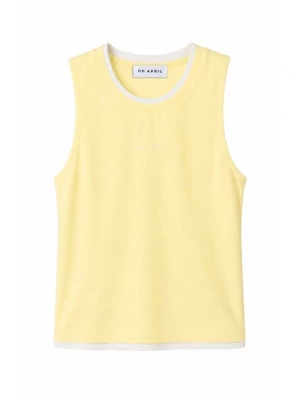 Foto van product OH APRIL Top 'Eden' geel / wit