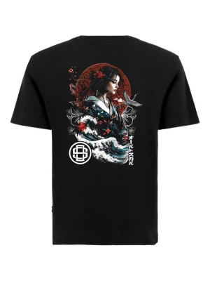 Foto van product Oldskull Shirt 'Asian Blossom Queen Logo Graphic' zwart