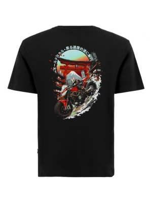 Foto van product Oldskull Shirt 'Asian Fuji Rider Street Racer Graphic' zwart