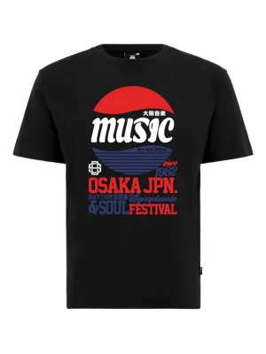 Foto van product Oldskull Shirt 'Asian Osaka Music' navy / rood / zwart / wit