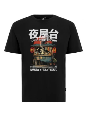 Foto van product Oldskull Shirt 'Asian Tokyo Street Food Graphic' zwart