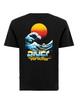 Foto van product Oldskull Shirt 'Retro Pixel Wave Logo Graphic' zwart