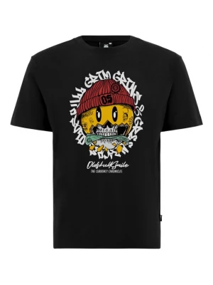 Foto van product Oldskull Shirt 'Xtreme Smiley Cash Skull Graphic' geel / rood / zwart / wit
