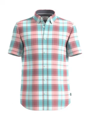 Foto van product .Oliver Overhemd cyaan blauw / lichtblauw / rood s.Oliver