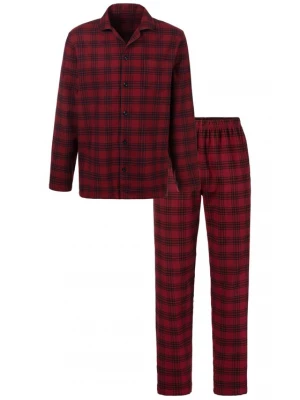 Foto van product .Oliver Pyjama lang rood / zwart s.Oliver