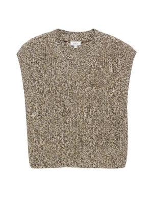 Foto van product .Oliver Trui camel / bruin / wit s.Oliver