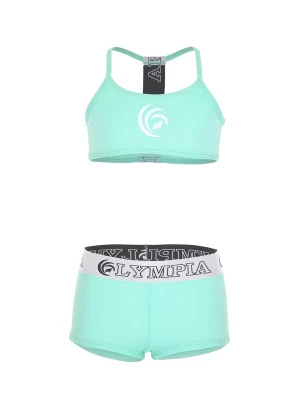 Foto van product OLYMPIA Bikini turquoise / lichtgrijs / zwart / wit