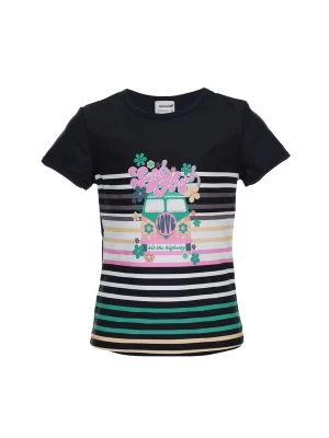 Foto van product OLYMPIA Shirt nachtblauw / jade groen / lichtroze / wit
