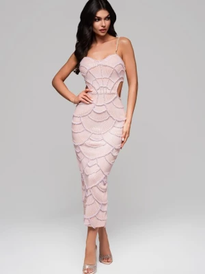 Foto van product Ombre Avondjurk rosa