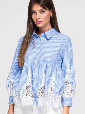 Foto van product Ombre Blouse blauw / wit