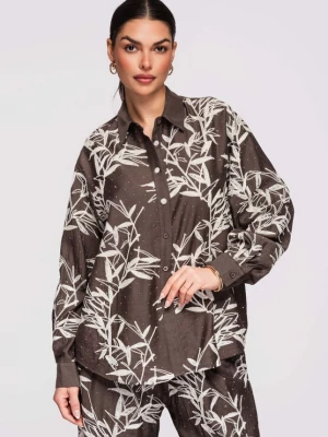 Foto van product Ombre Blouse bruin / wit