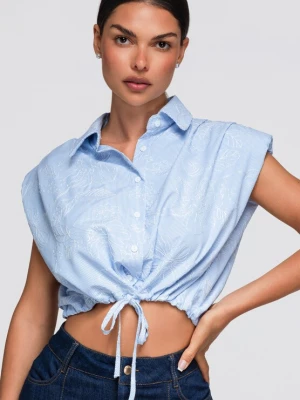 Foto van product Ombre Blouse lichtblauw / wit