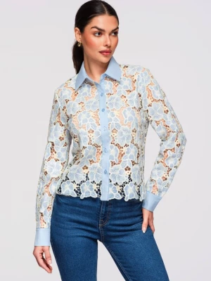 Foto van product Ombre Blouse 'OW-SH-E0025' lichtblauw