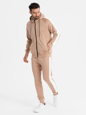 Foto van product Ombre Joggingpak lichtbeige / wit