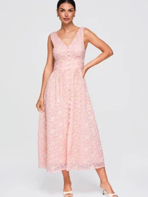 Foto van product Ombre Jurk crème / rosa
