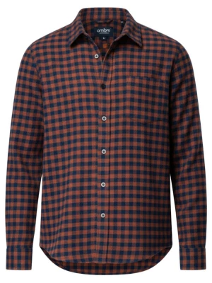 Foto van product Ombre Overhemd 'OM-SHCS-0150' navy / bruin
