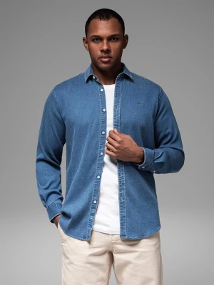 Foto van product Ombre Overhemd 'OM-SHDS-0180' blauw denim