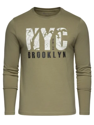 Foto van product Ombre Shirt 'OM-LSPT-0131' olijfgroen