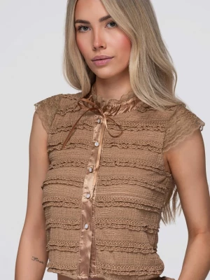 Foto van product Ombre Shirt ' OW-TS-E0066' bruin