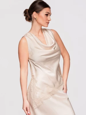 Foto van product Ombre Top 'Satynowa' lichtbeige