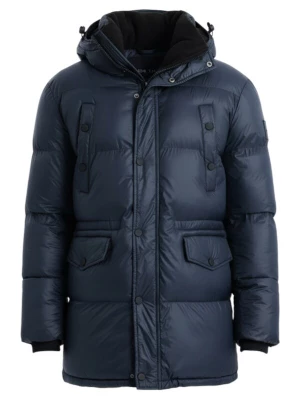 Foto van product Ombre Winterjas donkerblauw