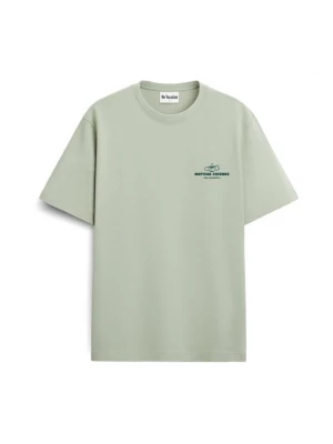 Foto van product On Vacation Shirt 'Matcha Friends' mintgroen / donkergroen