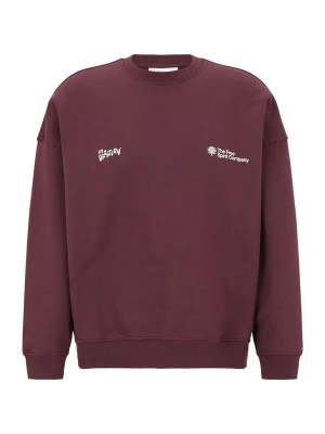 Foto van product On Vacation Sweatshirt 'Positive Energy' bourgogne / wit