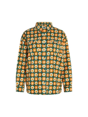 Foto van product O'NEILL Fleece jas lichtbeige / lichtgroen / donkergroen / oranje