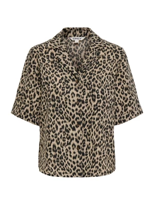 Foto van product ONLY Blouse 'ONLEMMIA' beige / lichtbruin / zwart
