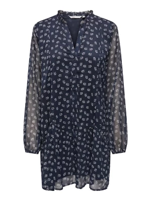 Foto van product ONLY Blousejurk 'ONLEMILIE' nachtblauw / wit