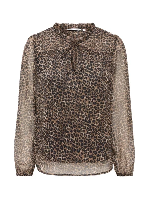 Foto van product ONLY Carmakoma Blouse 'CARDITSY' crème / bruin / zwart