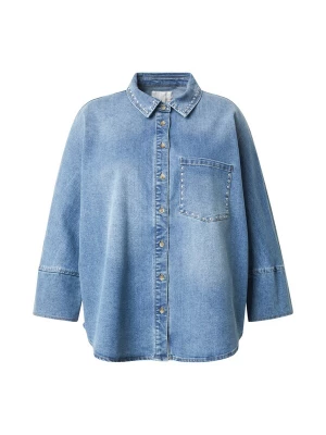 Foto van product ONLY Carmakoma Blouse 'CARGrace' blauw denim