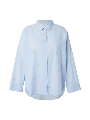 Foto van product ONLY Carmakoma Blouse 'CARNEW LINA GRACE' lichtblauw / geel / groen / wit