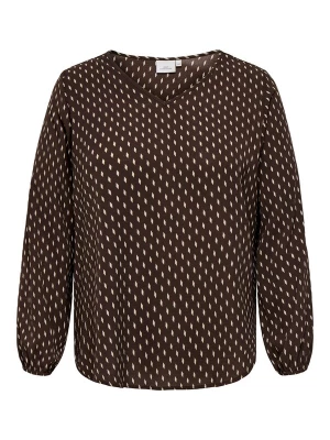 Foto van product ONLY Carmakoma Blouse 'CARVica' crème / donkerbruin