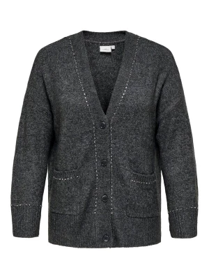Foto van product ONLY Carmakoma Gebreid vest 'CARELSIE' grijs gemêleerd