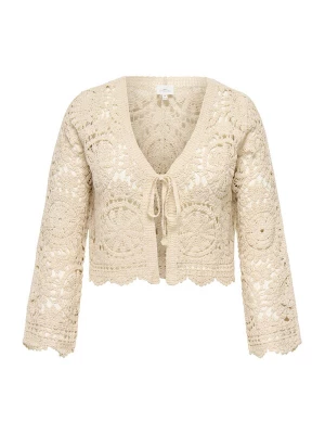 Foto van product ONLY Carmakoma Gebreid vest 'CARWATERLY' beige