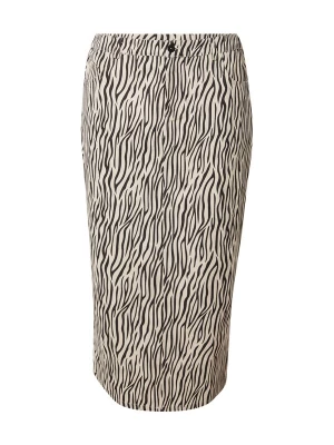 Foto van product ONLY Carmakoma Rok 'CARDEMILA' stone grey / zwart